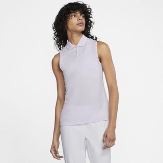 Polo Nike Dri-FIT Victory Fara Maneci Golf Dama Violet Albi | QJVR-95603